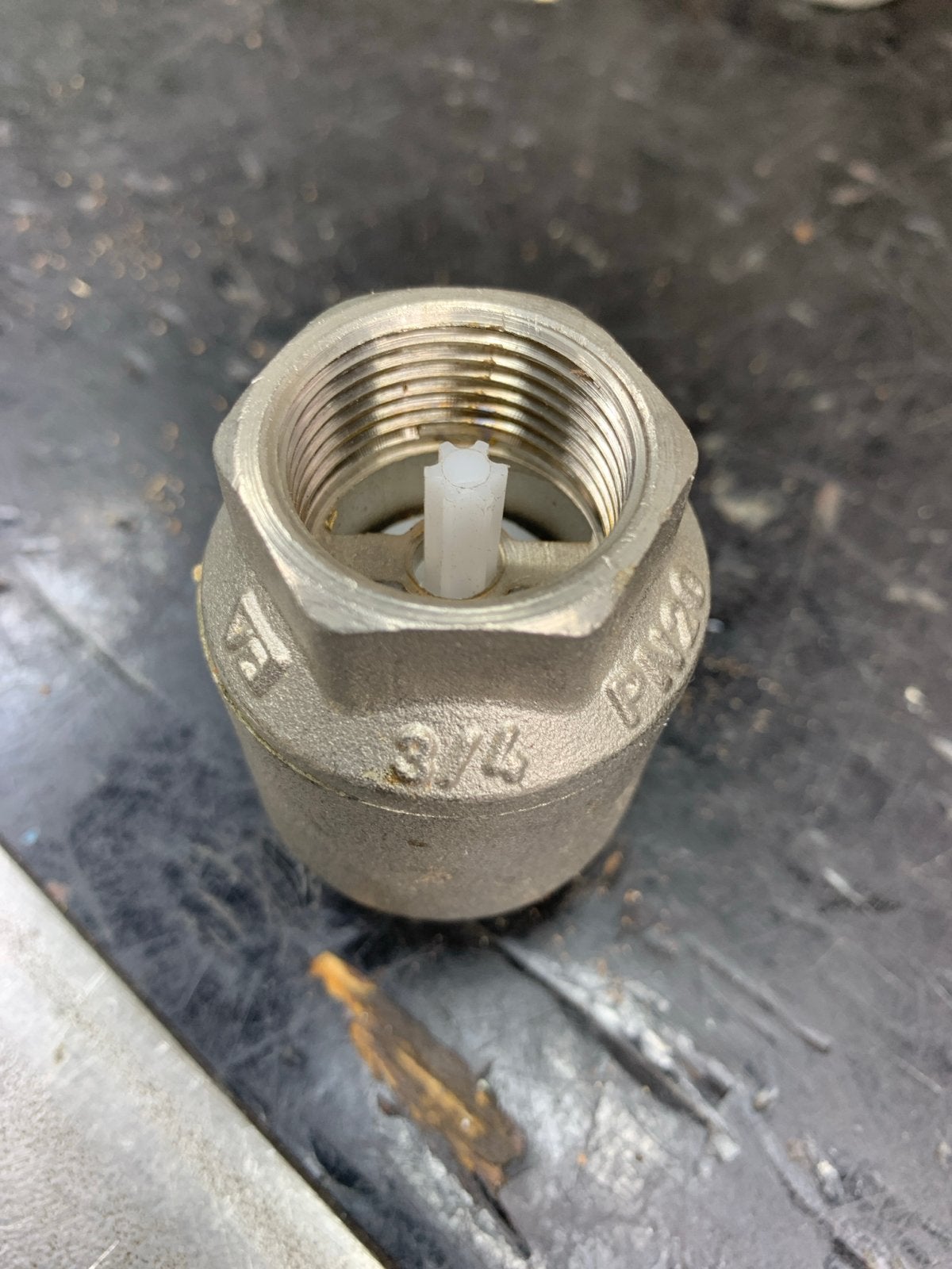Terugslagklep 3/4 inch messing vernikkeld, Ophalen, Nieuw, Koper, Overige typen