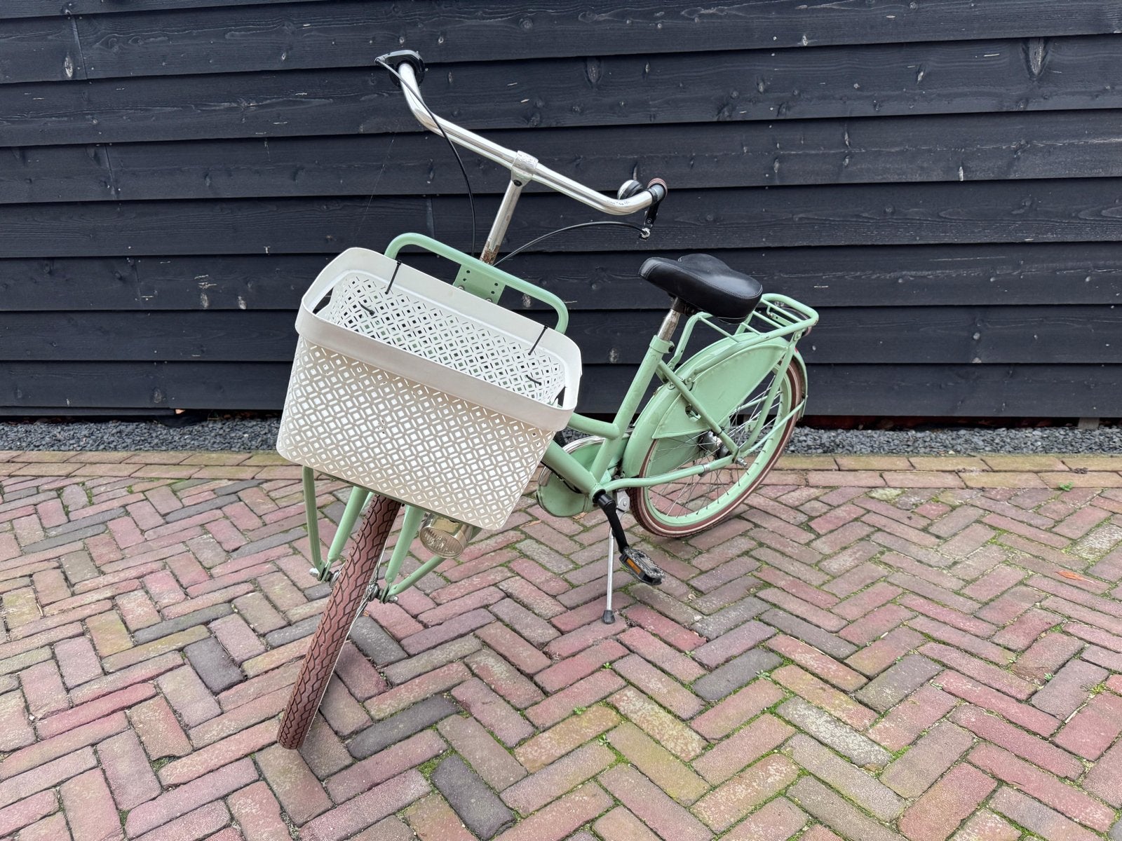 Popal Daily Dutch Basic 22 inch meisjesfiets, Terugtraprem, 22 inch, Gebruikt, Versnellingen
