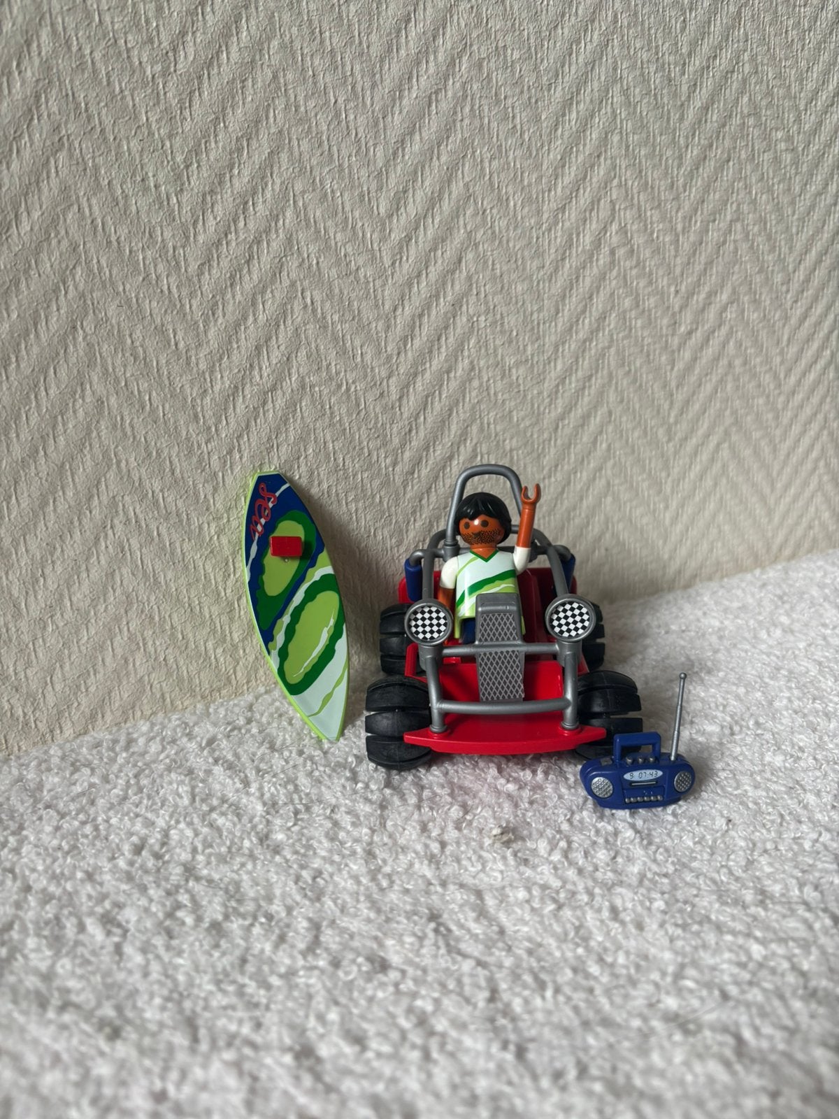 Playmobil 4863 Strandbuggy met surfer – compleet + doos, Gebruikt, Complete set, Overige typen, Ophalen of Verzenden