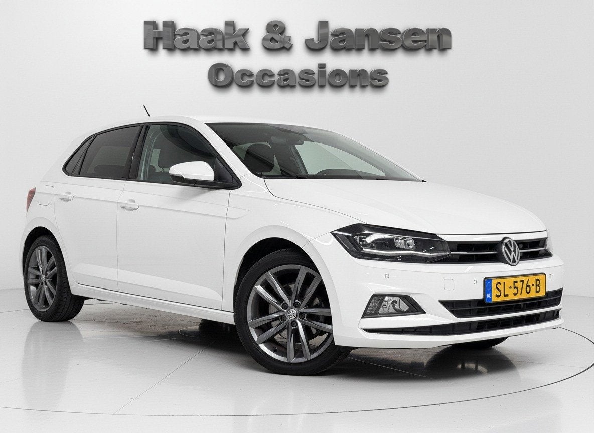 Volkswagen Polo 1.0 TSI Highline Achteruitrijcamera ACC Led, Stof, Gebruikt, Origineel Nederlands, Bedrijf