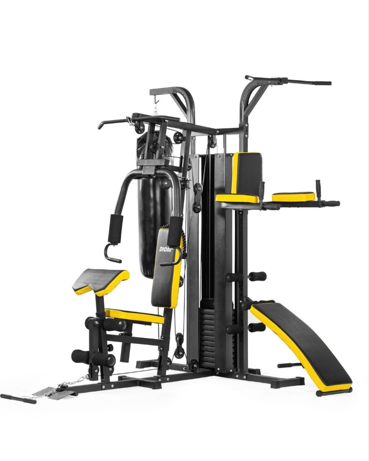 Dione Krachtstation - Complete Home Gym met Bokszak, Ophalen, Gebruikt, Krachtstation, Armen