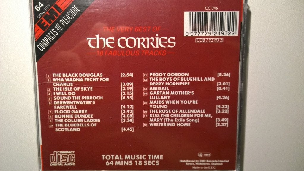 The Corries - The Very Best Of The Corries, Ophalen of Verzenden, Zo goed als nieuw, Soul, Album