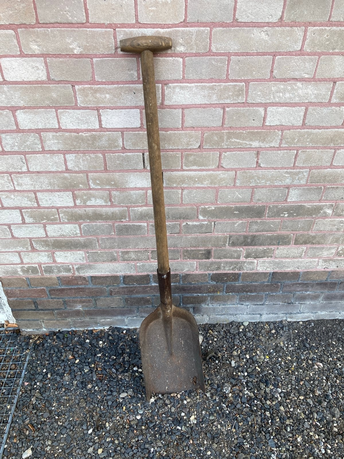 Antieke kolenschep met houten steel, Ophalen of Verzenden
