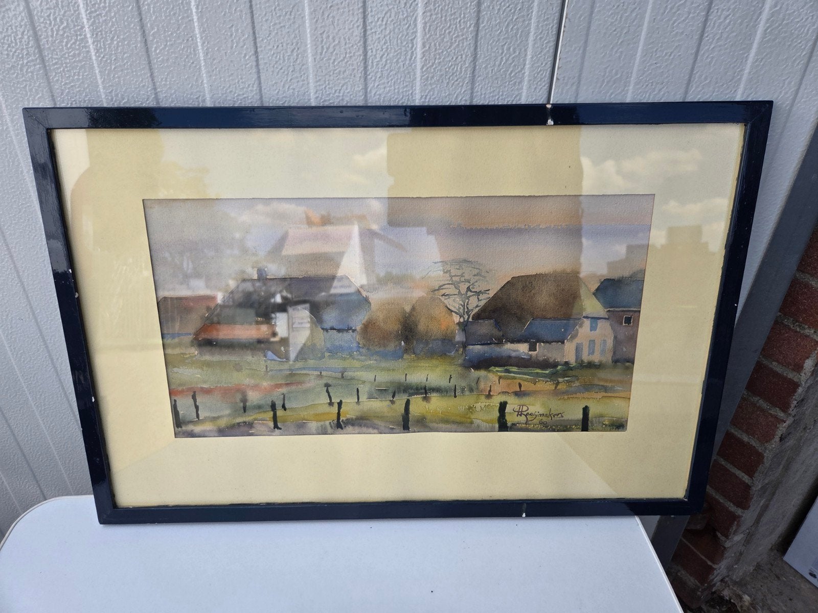 Quarel pentekening Raaymakers 1960, Antiek en Kunst, Ophalen