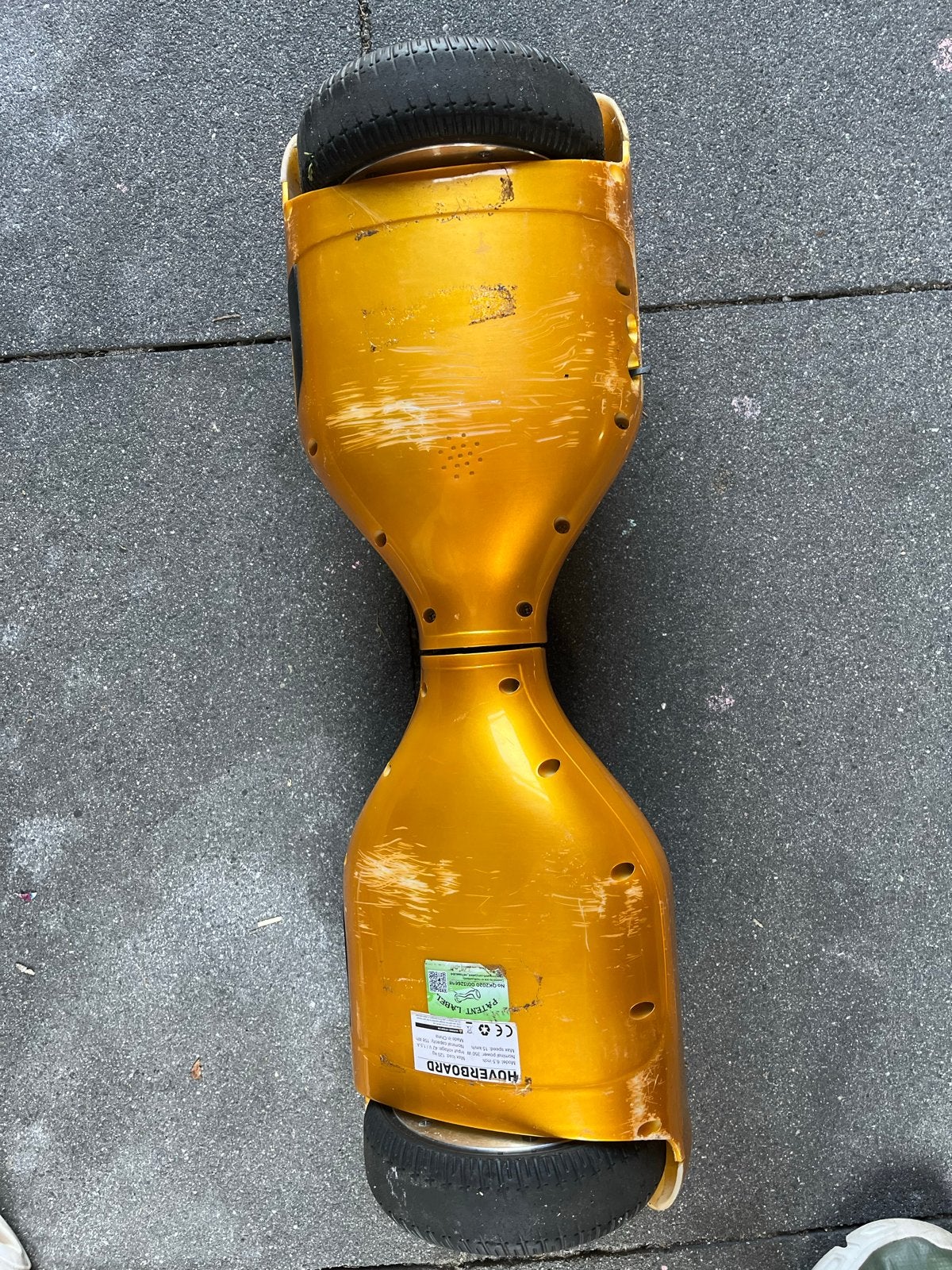 Gouden Hoverboard - Gebruikt, Ophalen of Verzenden, Gebruikt, Elektrische step (E-scooter)