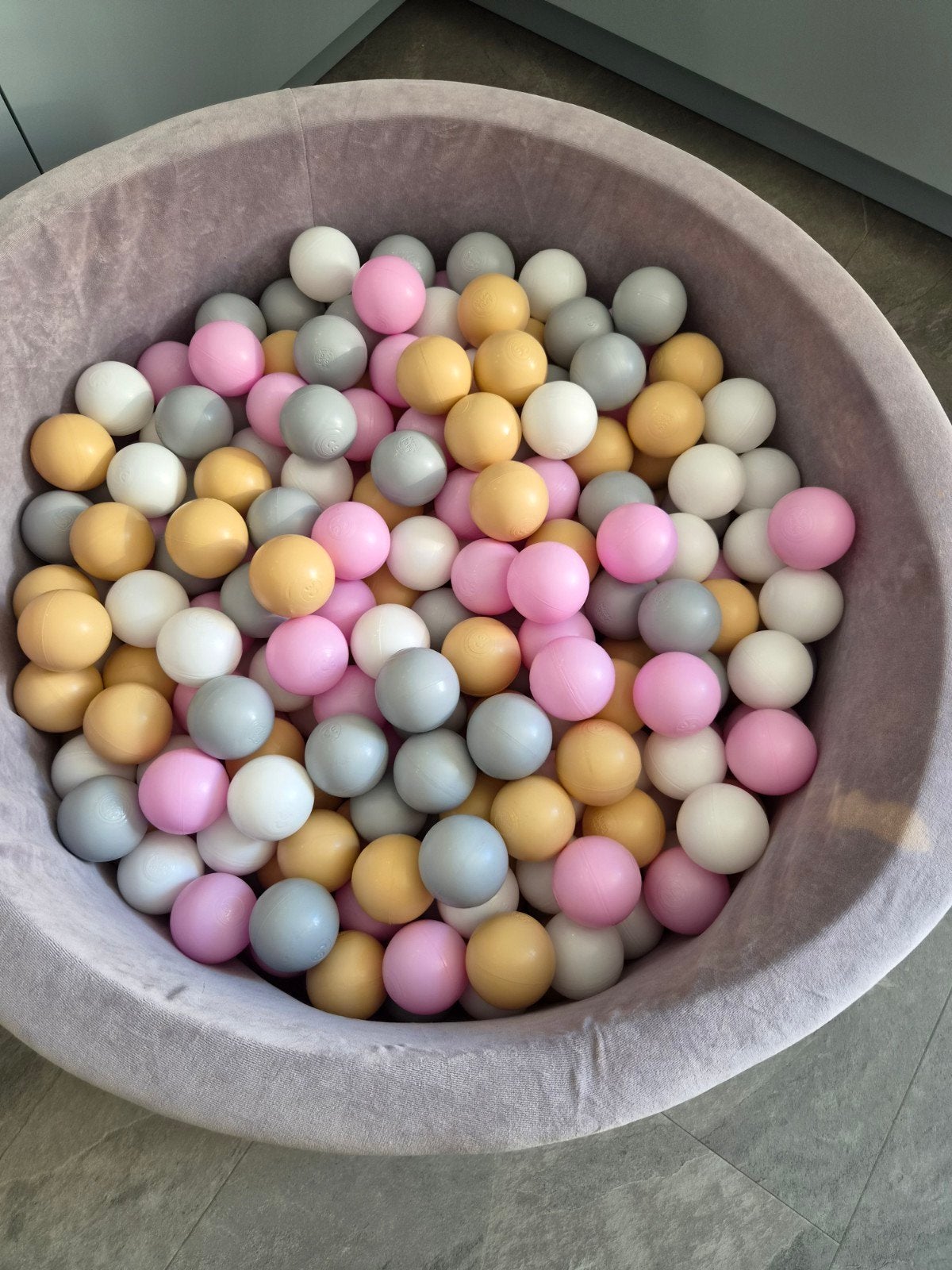 Grijze Meow Baby ballenbak met 349 ballen., Ophalen, Gebruikt, Overige typen