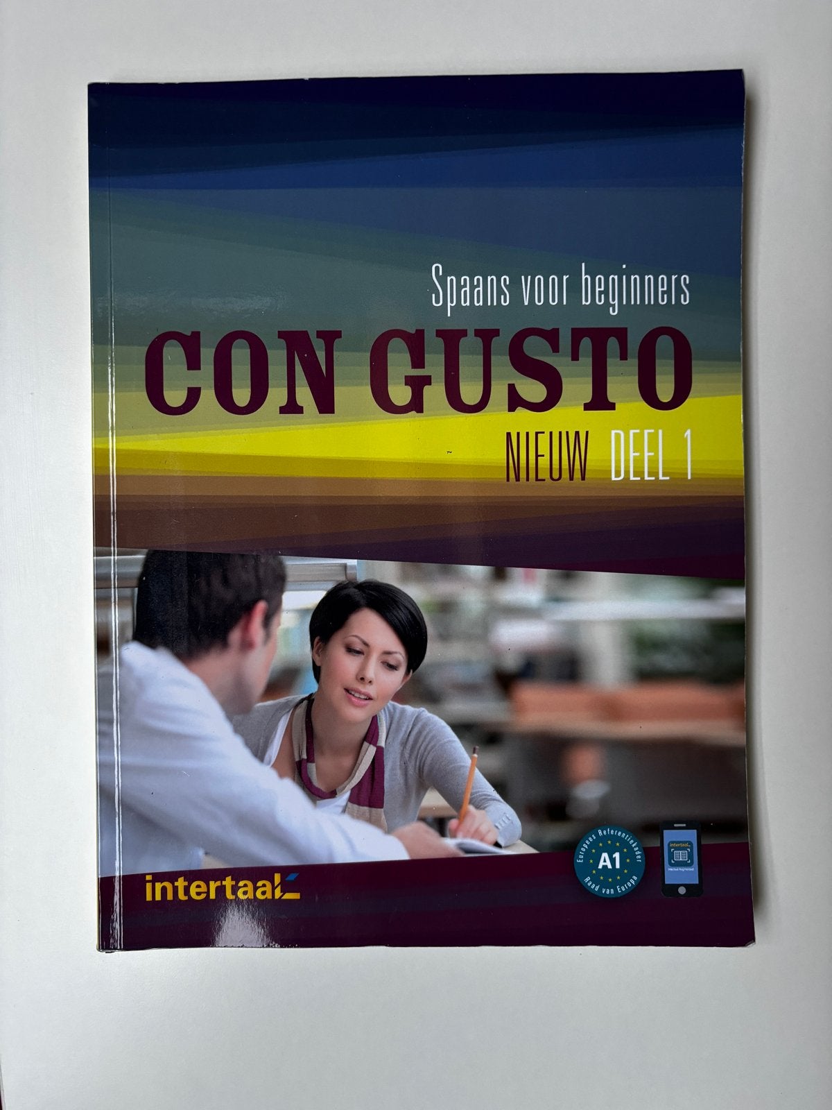 Con Gusto werkboek deel 1 ongeschreven Spaans voor beginners, Ophalen of Verzenden, Zo goed als nieuw, Non-fictie