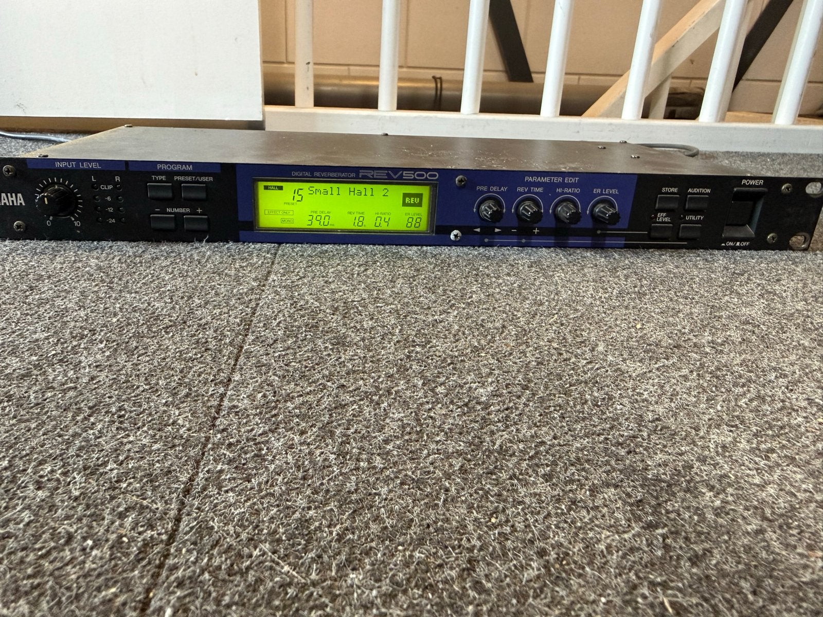 Yamaha REV500 Digitale Reverb Processor, Ophalen of Verzenden, Gebruikt, Reverb