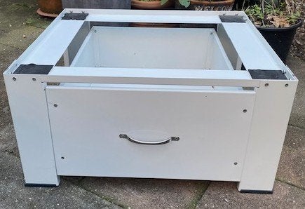 Wasmachineverhoger met lade, Ophalen