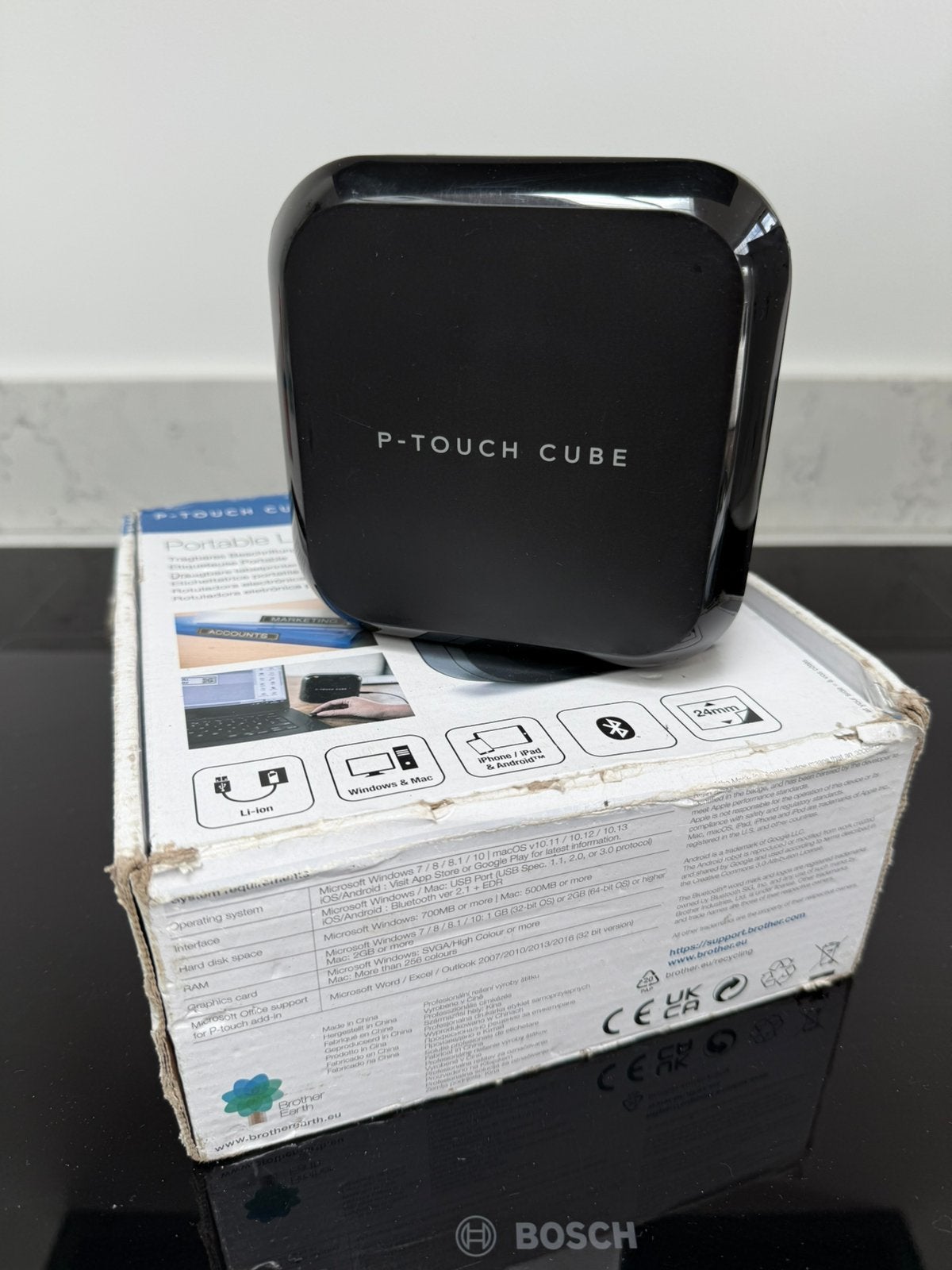 Brother P-Touch Cube PT-P710BT Labelprinter - ZGAN, Computers en Software, Labelprinters, Zo goed als nieuw, Tape-label, Ophalen of Verzenden