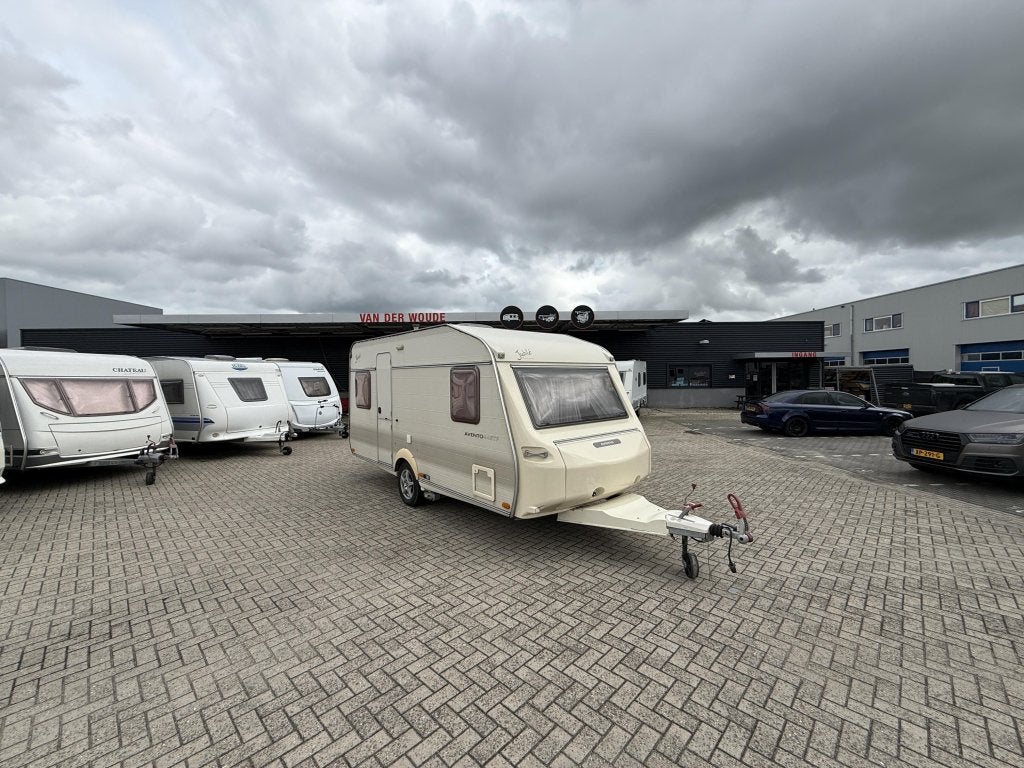 Avento Jubilee 445 Fransbed Voortent luifel, Caravans en Kamperen, Caravans, Rondzit, Avento, Bedrijf, Overige typen