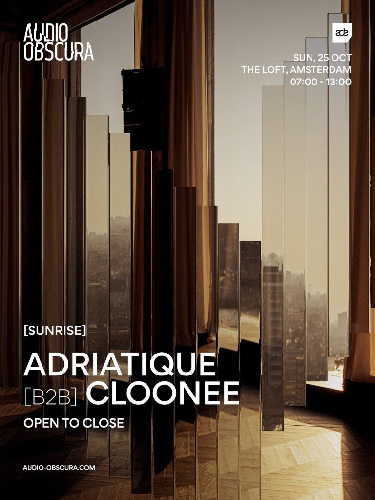 Adriatique b2b Cloonee The Loft ADE 25 okt 2026 Tickets, Twee personen, Oktober