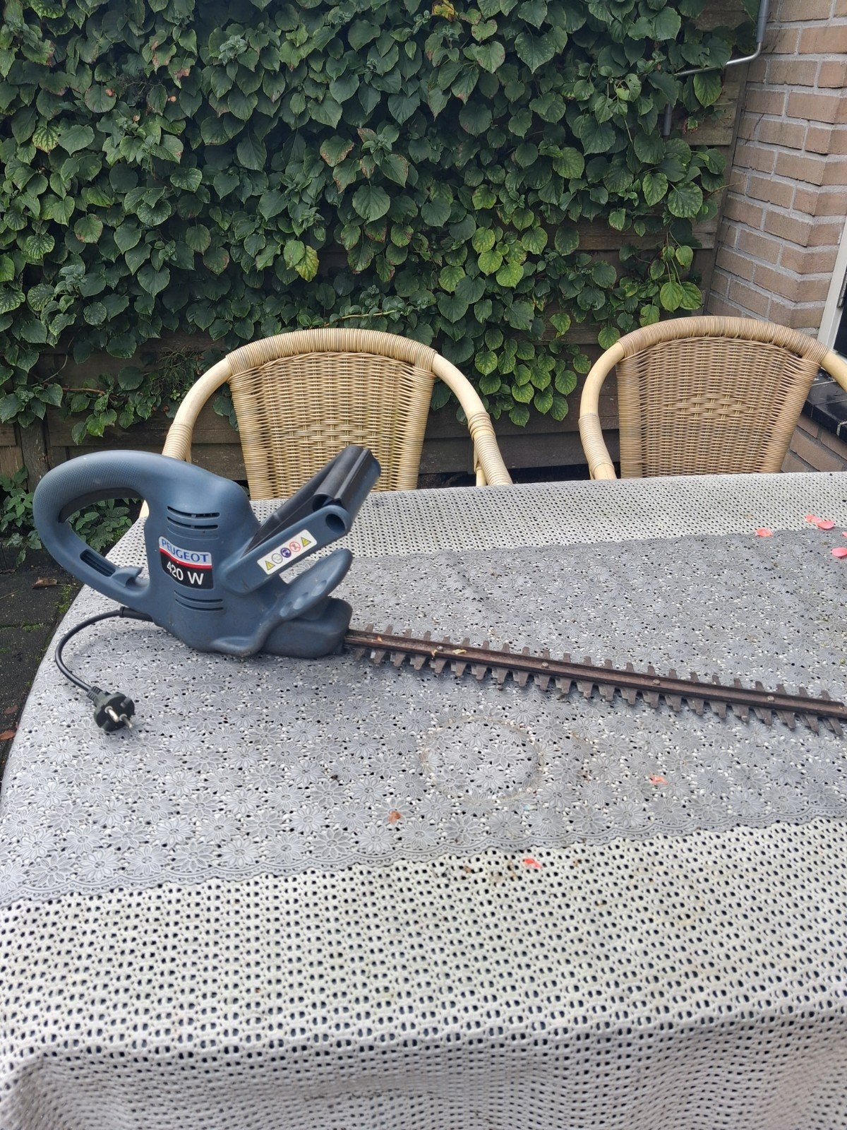 elektrische heggenschaar, Tuin en Terras, Ophalen, Gebruikt, Elektrisch