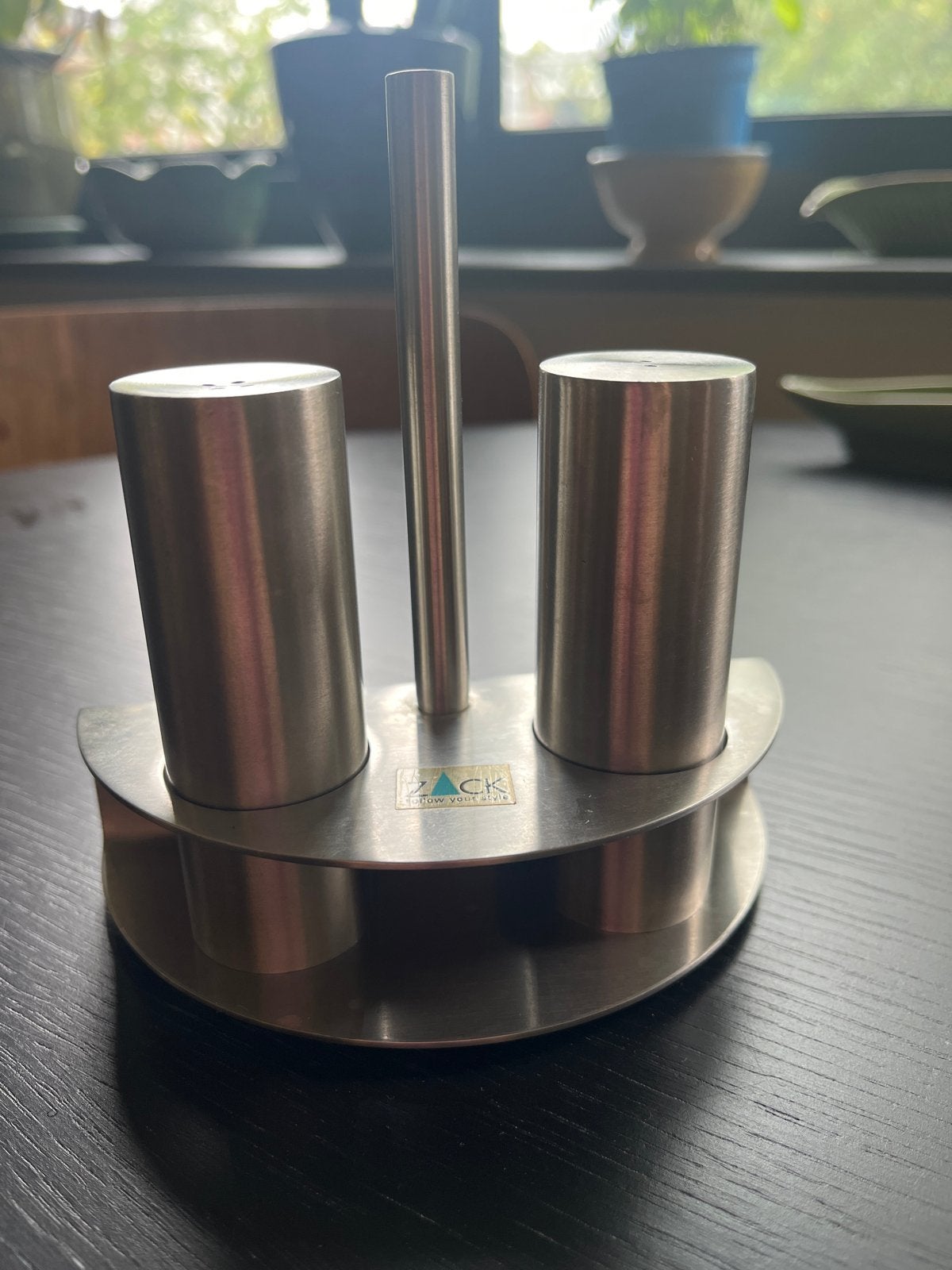 Vintage Zack Zout- en Peperstel - RVS Design, Ophalen of Verzenden