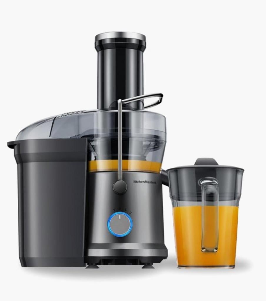 KitchenMasters Sapcentrifuge - 1200W, 3 snelheden, Witgoed en Apparatuur, Ophalen, Zo goed als nieuw, Sapcentrifuge