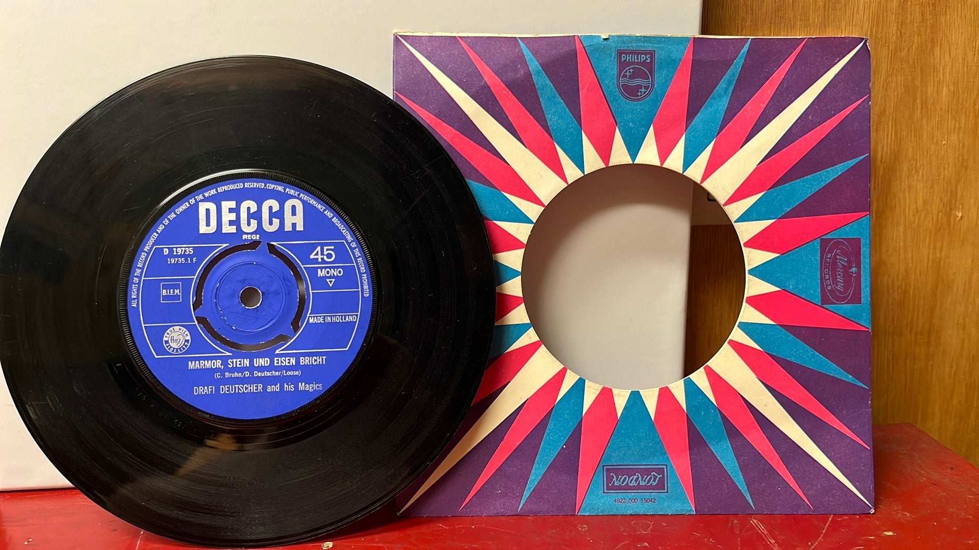 Drafi Deutscher Marmor, stein und eisen bricht, Ophalen of Verzenden, Gebruikt, 7 inch, Pop