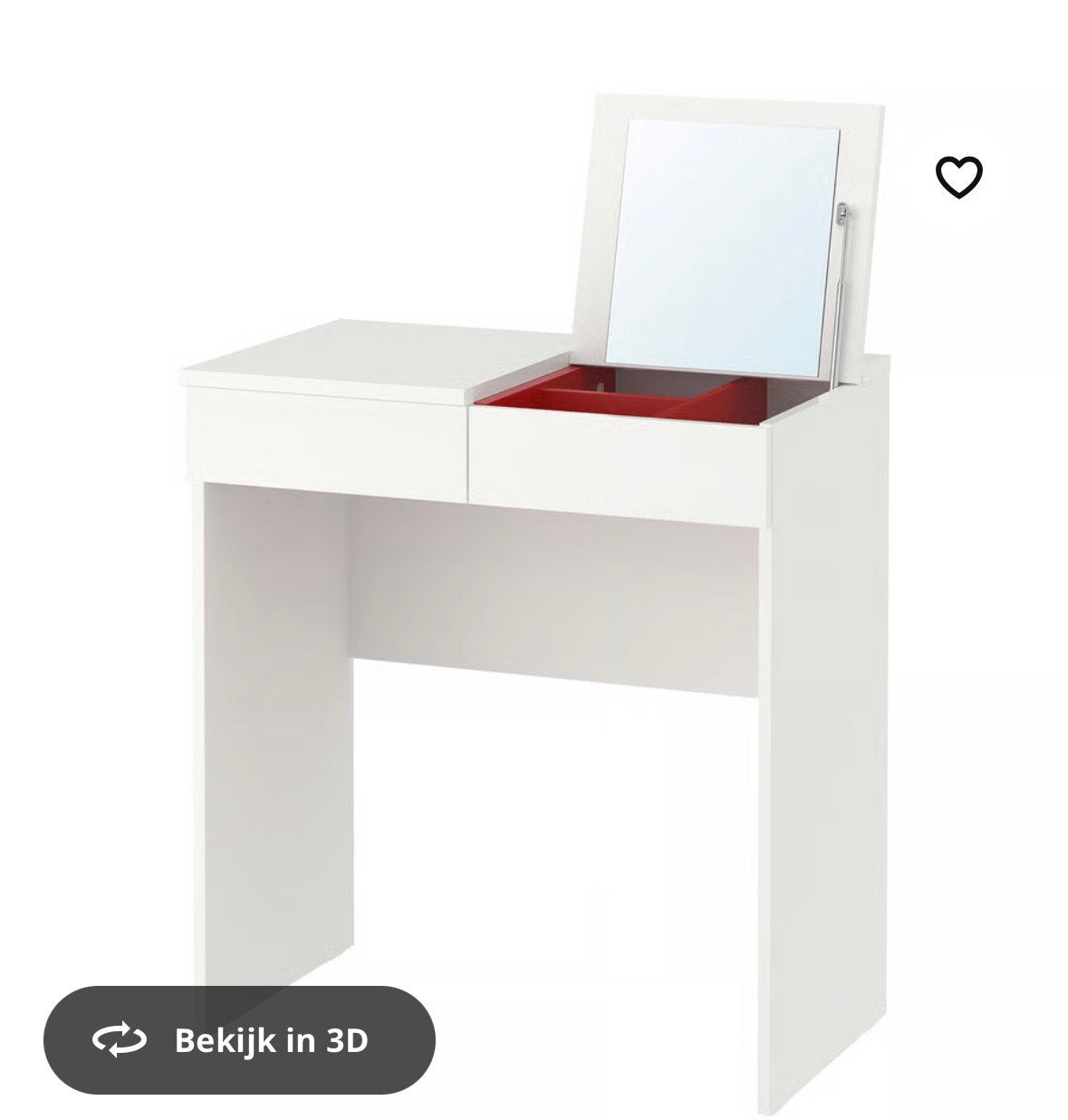 Toilettafel ikea Brimnes, Ophalen, Zo goed als nieuw, 50 tot 100 cm, Minder dan 100 cm