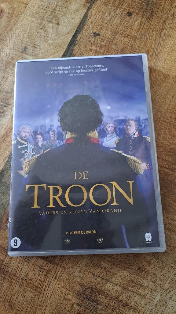 De Troon - Miniserie - dvd, Ophalen of Verzenden, Zo goed als nieuw, Tv fictie, Drama