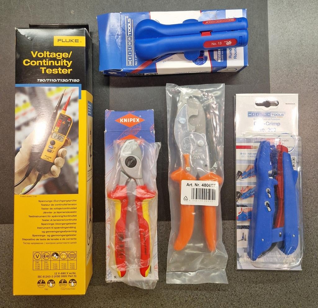 Fluke knipex weicon lowe buizenknipper duspol kabelschaar, Ophalen, Nieuw