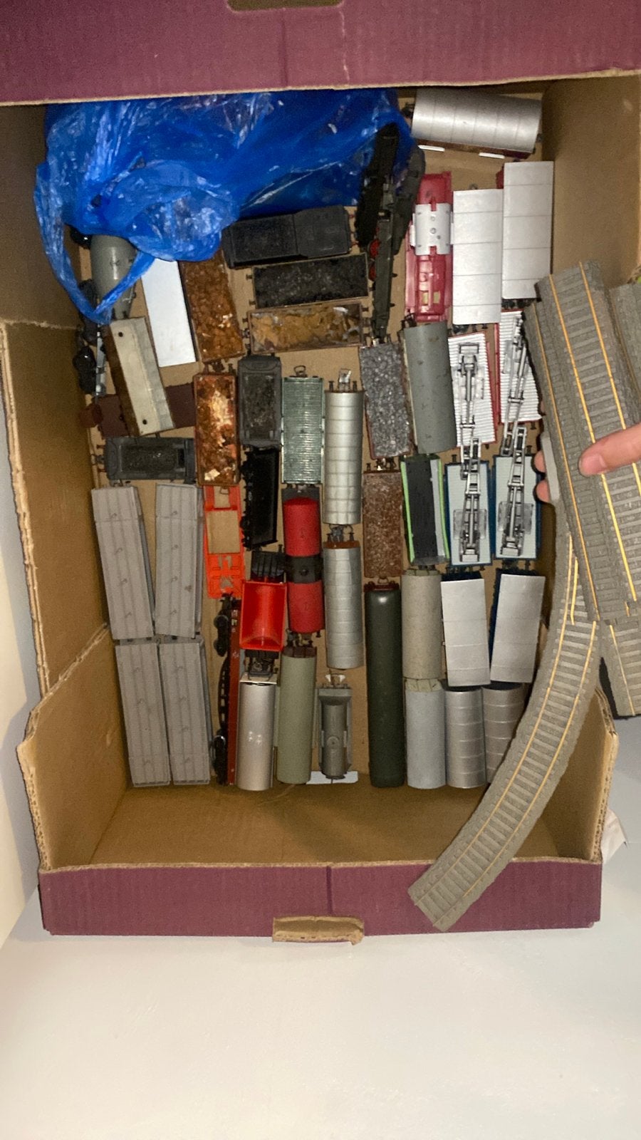 Diverse merken, loop/sloop of schroot voor dioramas/lading, Hobby en Vrije tijd, Overige merken, Gebruikt, Gelijkstroom, Wagon