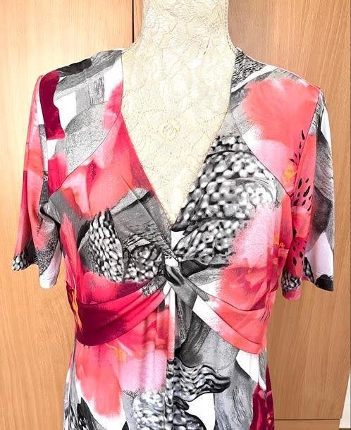 Gerry Weber roze jurk maat 44[v], Maat 42/44 (L), Ophalen of Verzenden, Zo goed als nieuw, Knielengte