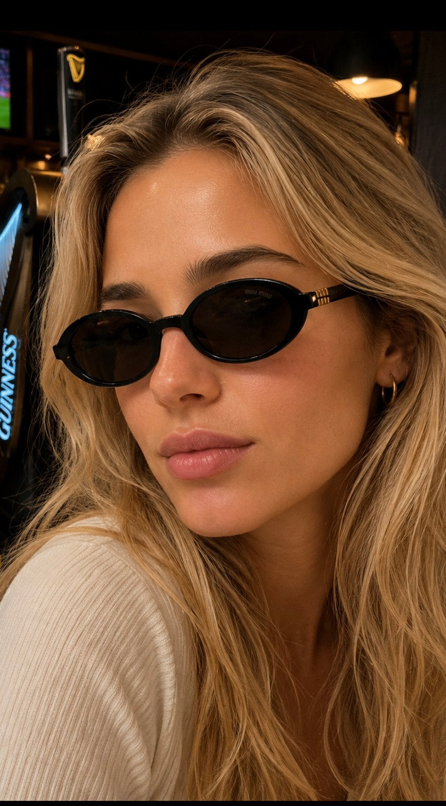 Miu Miu zonnebril – nieuw, Overige merken, Zonnebril, Zwart, Nieuw