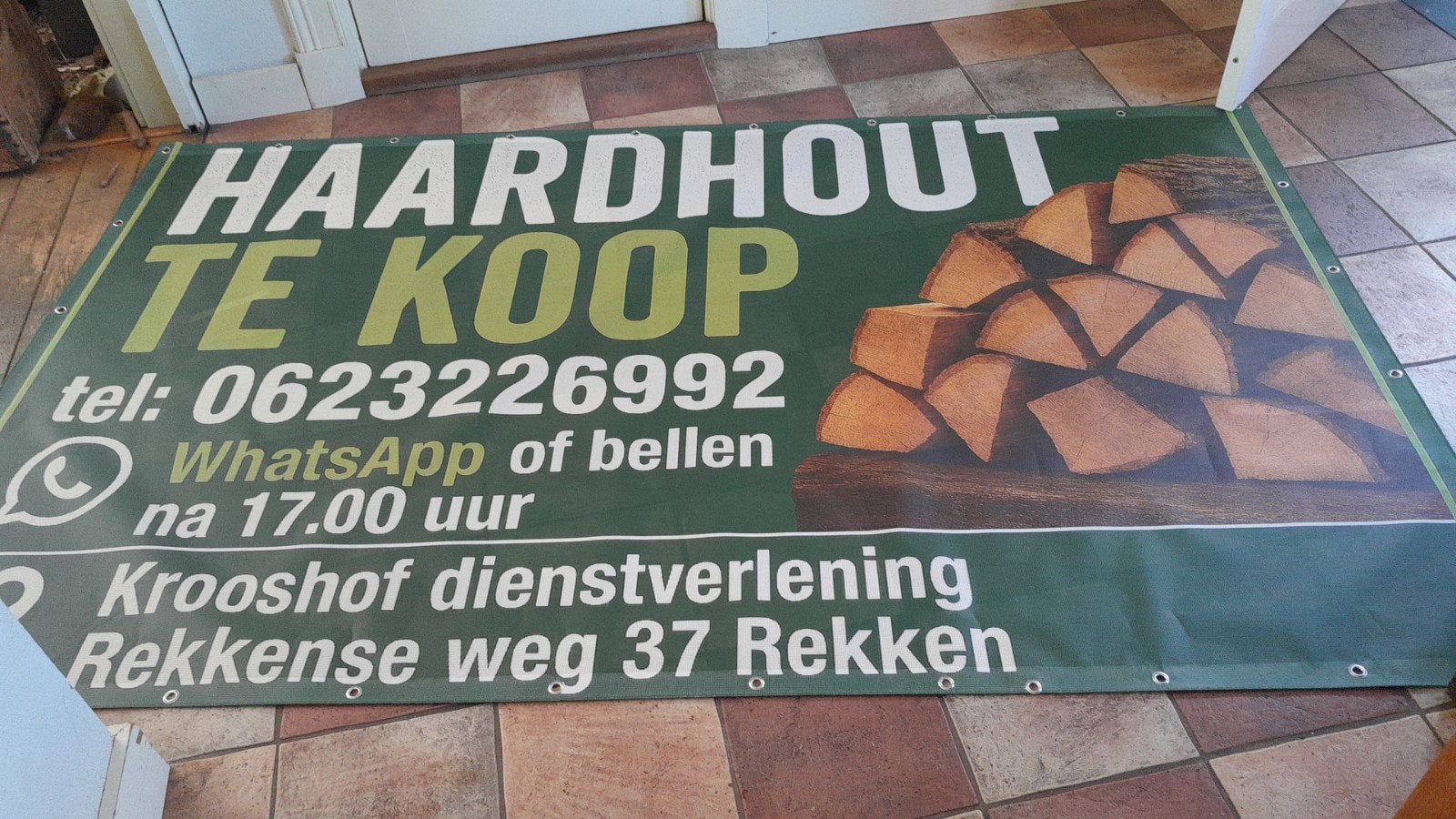 Haardhout te koop, Minder dan 3 m³, Ophalen, Overige houtsoorten, Blokken