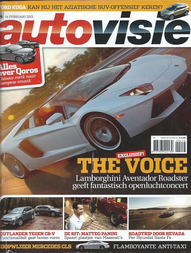 Autovisie 4 2013 : Porsche 918 Spyder - Mercedes Benz CLS, Ophalen of Verzenden, Gelezen, Algemeen