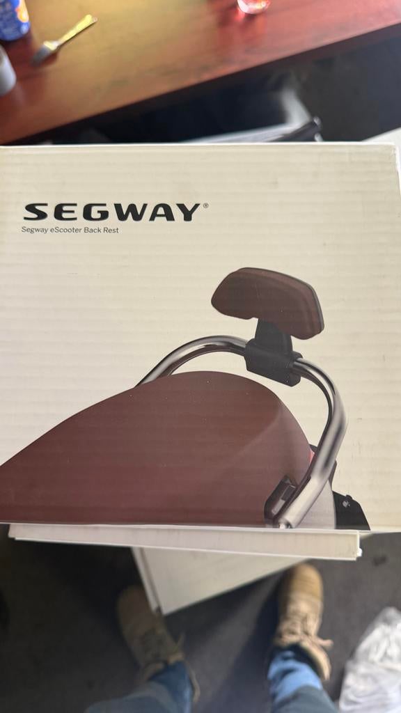 Segway eScooter Rugleuning - Comfortabel en Nieuw, Fietsen en Brommers, Ophalen of Verzenden, Nieuw, Overige typen, Overige merken