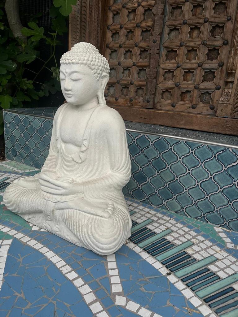 Boeddha tuinbeeld uit Indonesie  53 cm hoog, Tuin en Terras, Tuinbeelden, Verburgt Vintage, Nieuw, https://verburgtvintage.nl/#contact
