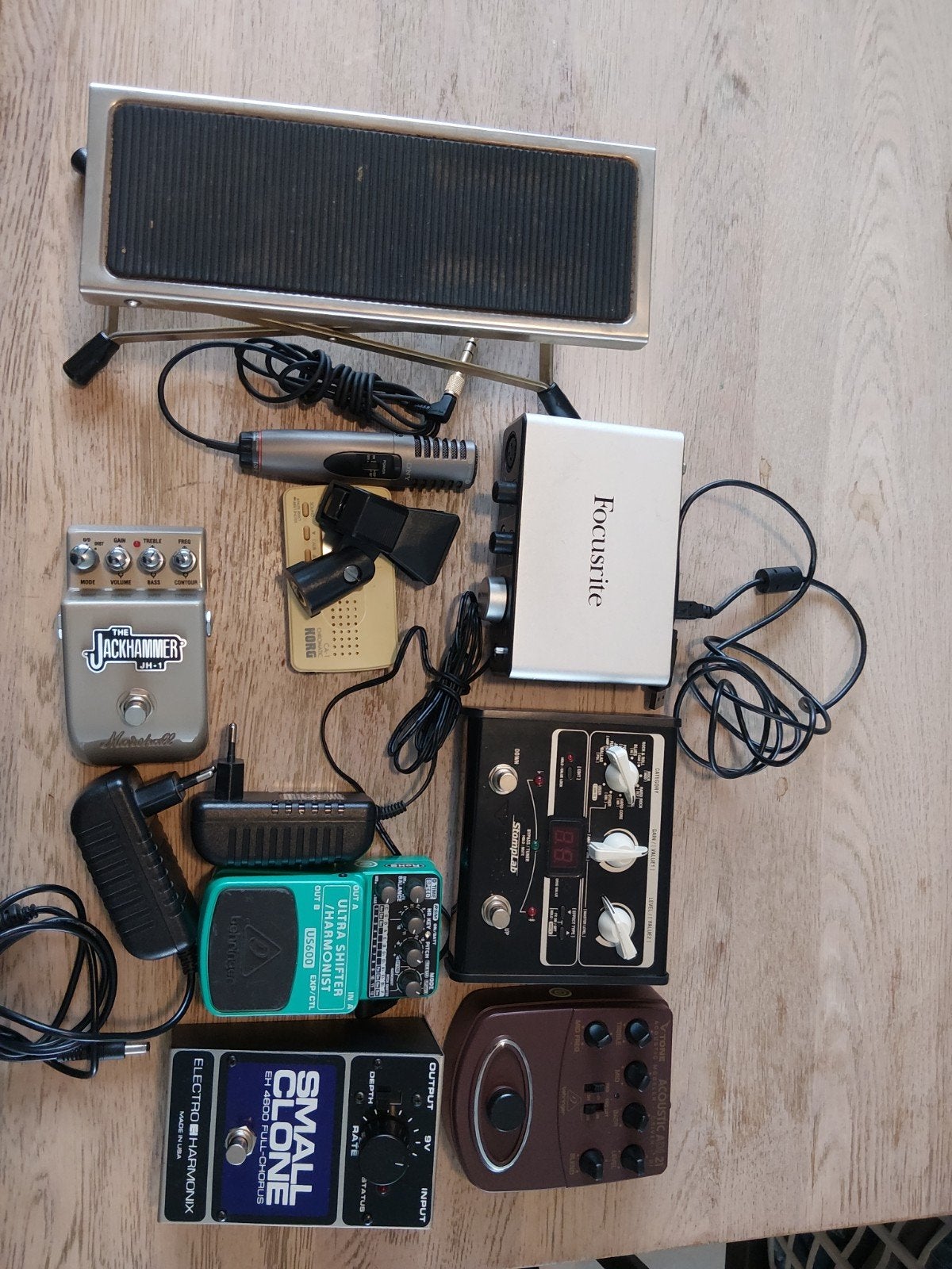 Gitaar effectpedalen en accessoires (Vox, Behringer, EHX), Ophalen, Gebruikt, Distortion, Overdrive of Fuzz