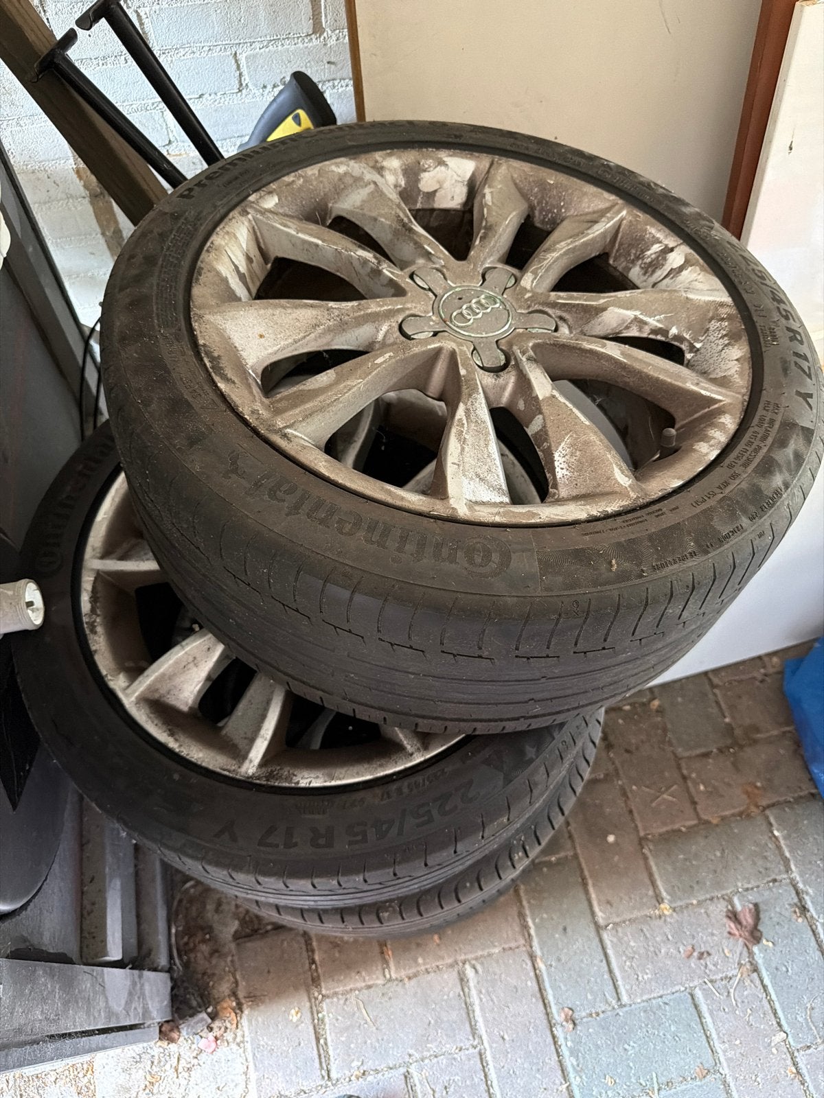 Audi velgen zonder banden, Auto-onderdelen, Ophalen, Gebruikt, Banden en Velgen, 17 inch