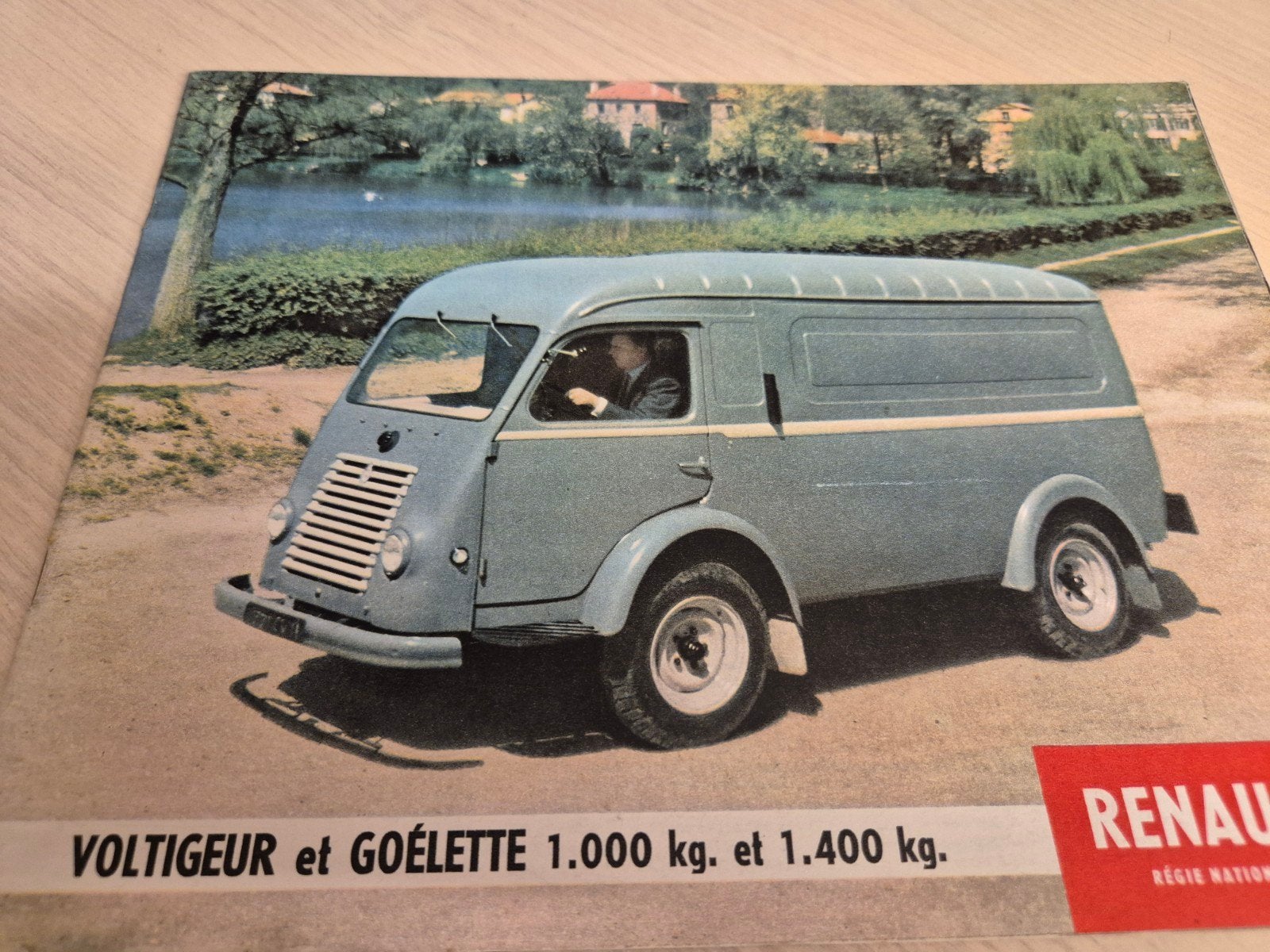 1959zeldzame dikke24blz Renault Goelette bestel óók 4x4 fold, Ophalen of Verzenden, Zo goed als nieuw, Renault