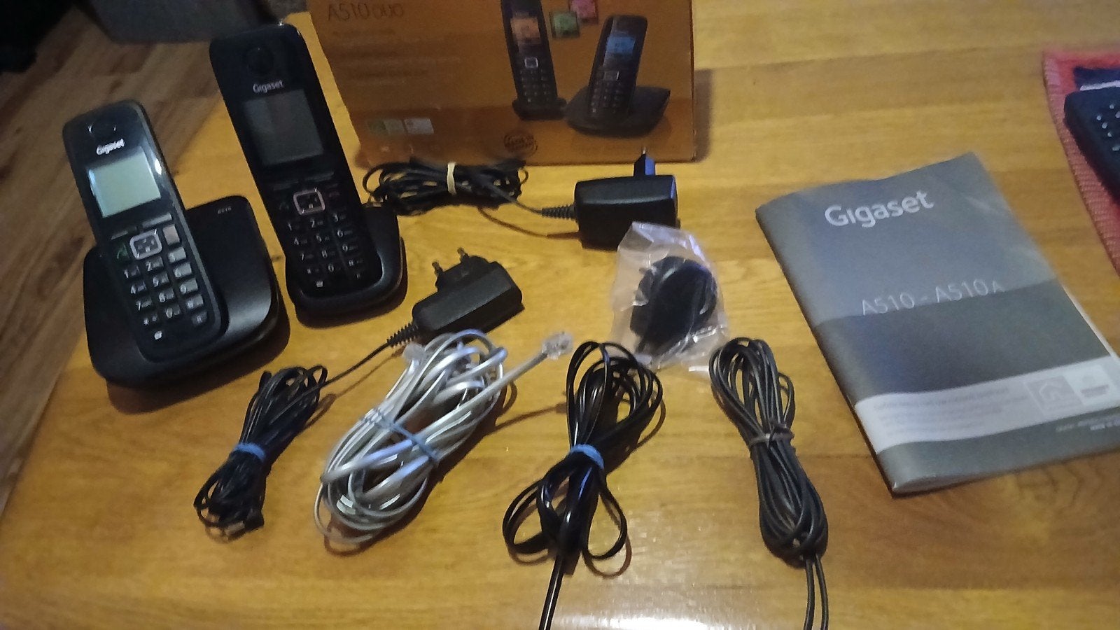 Gigaset A510 DUO draadloze huistelefoonset, Ophalen of Verzenden, Zo goed als nieuw, 2 handsets