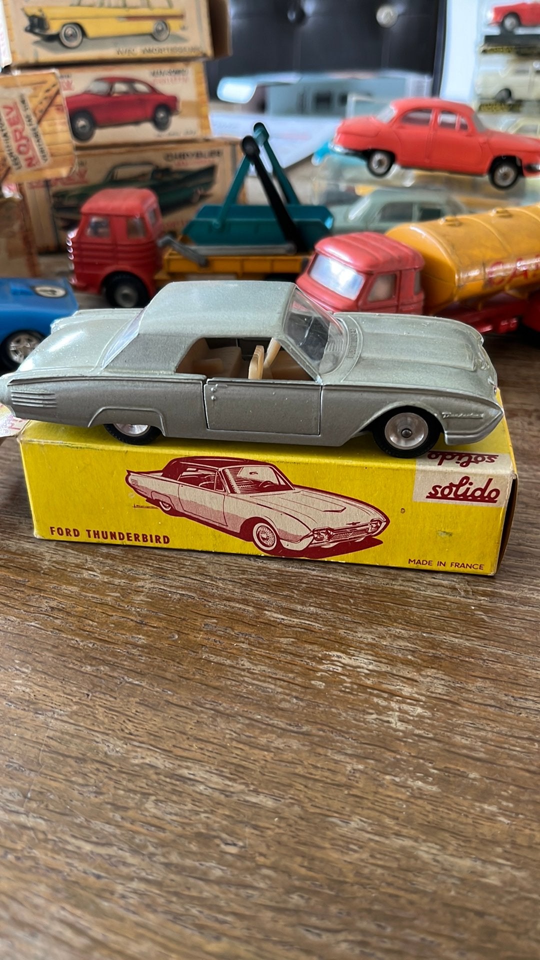 Solido serie 100 “Ford Thunderbird (USA) in de ovp, Antiek en Kunst, Antiek | Speelgoed, Ophalen of Verzenden