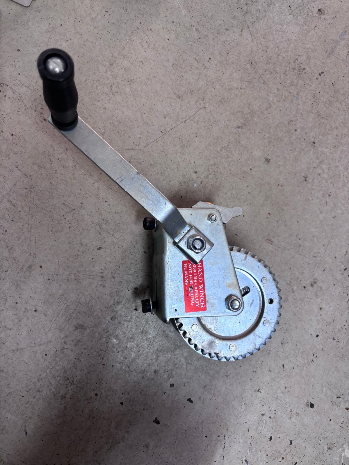 Handlier met staalkabel - Gebruikt, Ophalen of Verzenden, Zo goed als nieuw, Handmatig