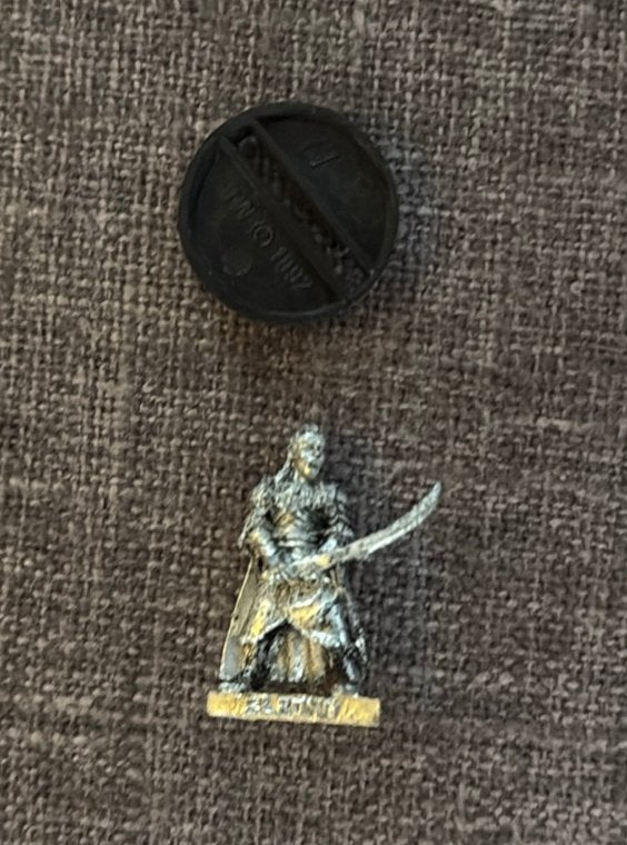 MESBG Elrond (stripped metal), Hobby en Vrije tijd, Wargaming, Ophalen of Verzenden, Zo goed als nieuw, Warhammer