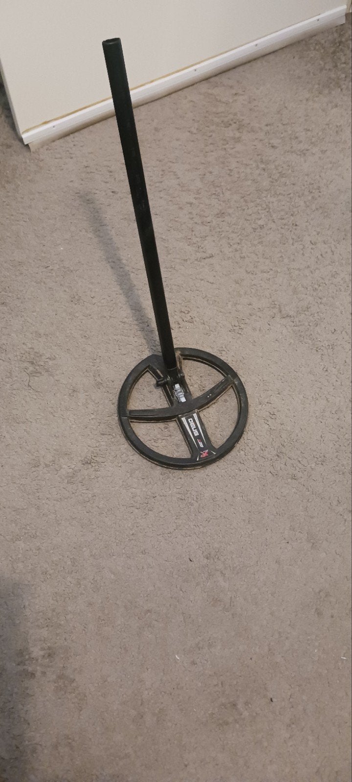 XP Deus X35 9 inch zoekschijf, Hobby en Vrije tijd, Metaaldetectors, Gebruikt, Meer dan 30 cm, Ophalen of Verzenden, XP