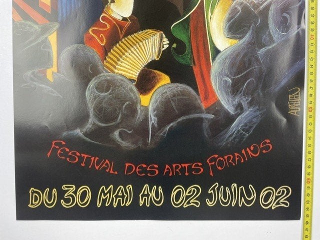 poster 'Namur en mai' ontworpen door Aurélien Tirtiaux 2002, Ophalen of Verzenden, Zo goed als nieuw, A1 t/m A3