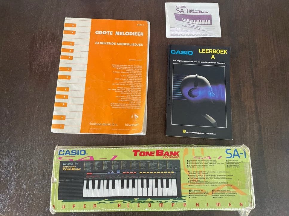 Casio SA-1 Tone Bank Keyboard retro vintage, Muziek en Instrumenten, Keyboards, Ophalen of Verzenden, Gebruikt, Overige aantallen