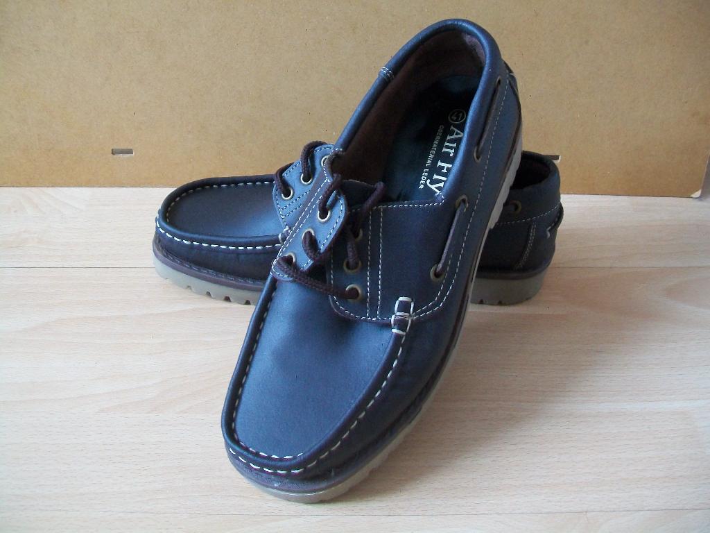 Nieuwe leren schoenen Air Fly maat 41 NIEUW leer bruin, Bruin, Overige typen, Nieuw, Ophalen of Verzenden