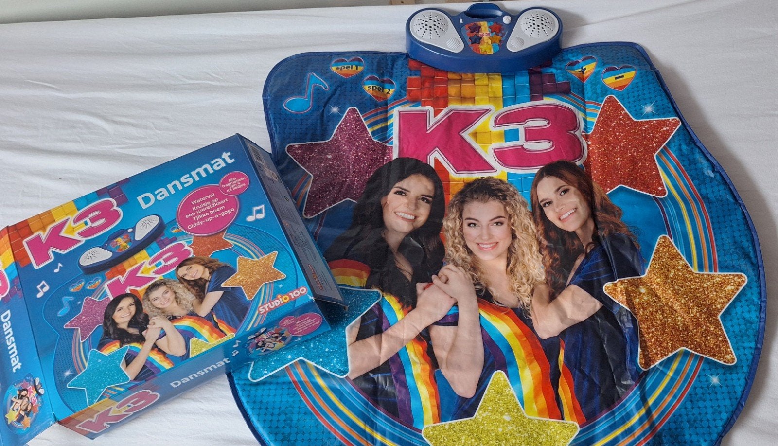 K3 Dansmat - Dans en speel met K3!, Ophalen of Verzenden, Zo goed als nieuw, Ontdekken, Met licht