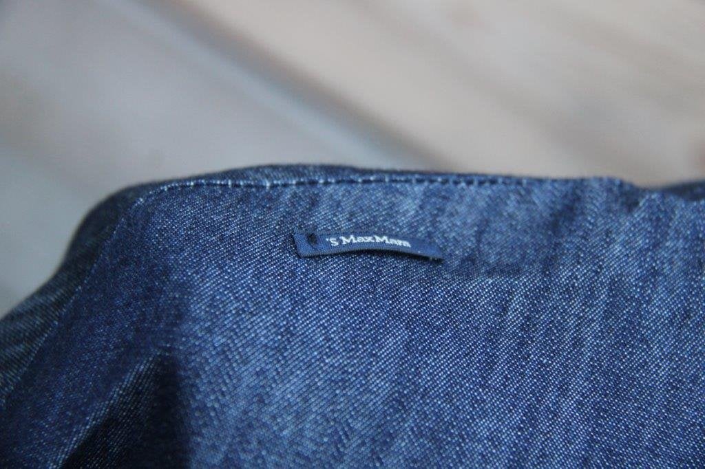 Tuniek donkerblauw 'S MaxMara mt M/L Vaste prijs, Maat 38/40 (M), Blauw, Max Mara, Ophalen of Verzenden