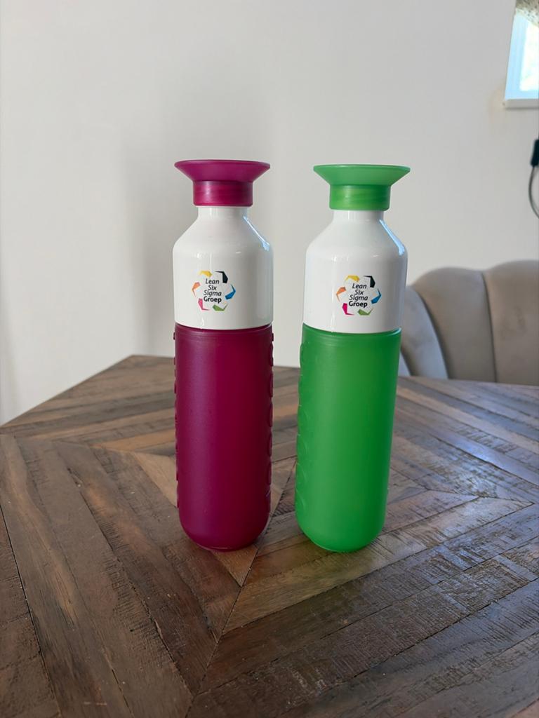 Set van 2 dopper drinkflessen nieuw, Ophalen of Verzenden, Zo goed als nieuw