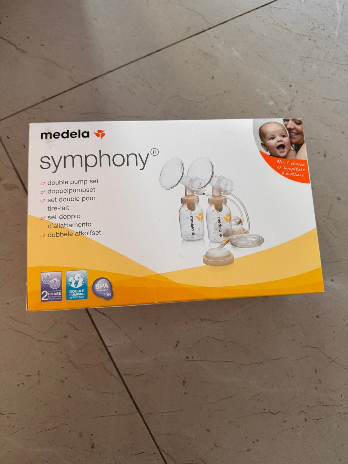 Medela kolfapparaat symphony freestyle, Ophalen, Gebruikt, Borstkolf