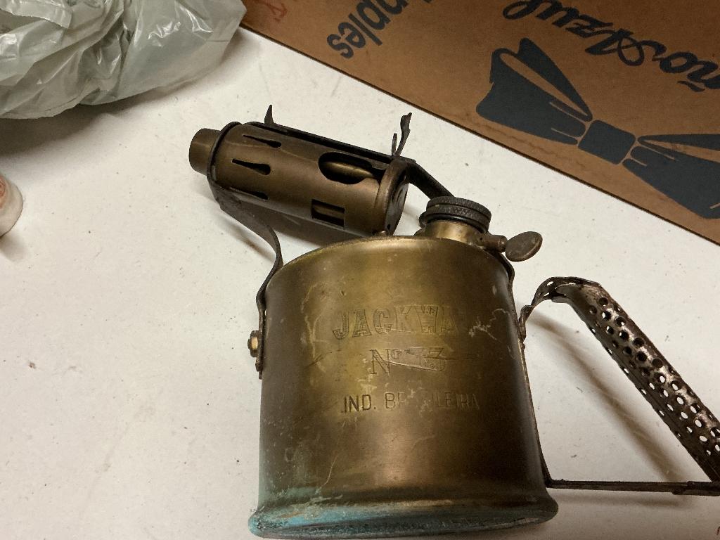 Kopere gasbrander, Ophalen