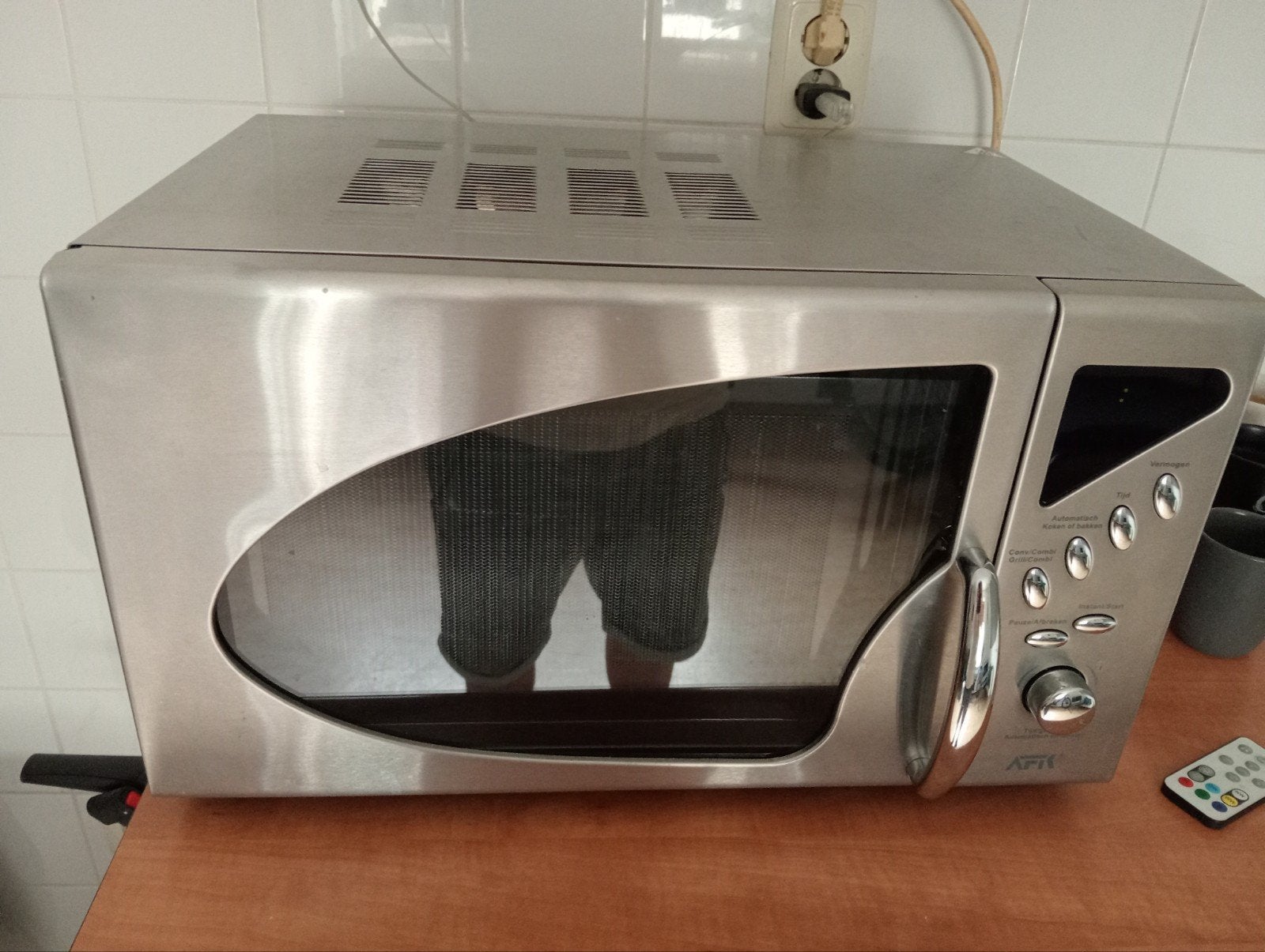 AFK combi magnetron 35 euro, gebruikt, Witgoed en Apparatuur, Ophalen, Combimagnetron, Gebruikt, Draaiplateau