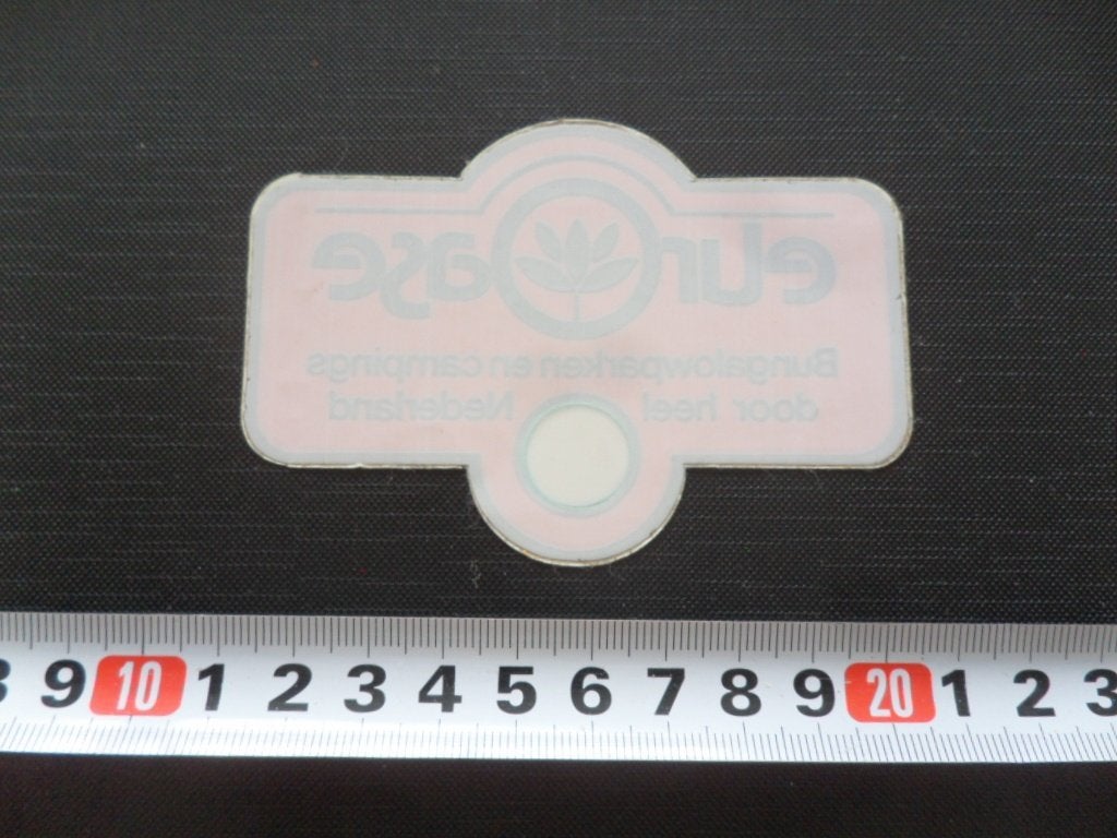 sticker raamsticker EUROASE Bungalowparken en campings, Ophalen, Zo goed als nieuw