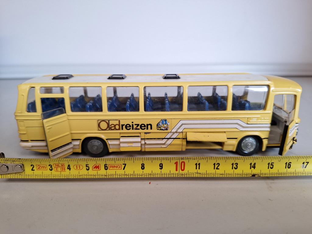 Tekno Mercedes bus Oadreizen 1:50, Hobby en Vrije tijd, Ophalen of Verzenden, Bus of Vrachtwagen, Tekno