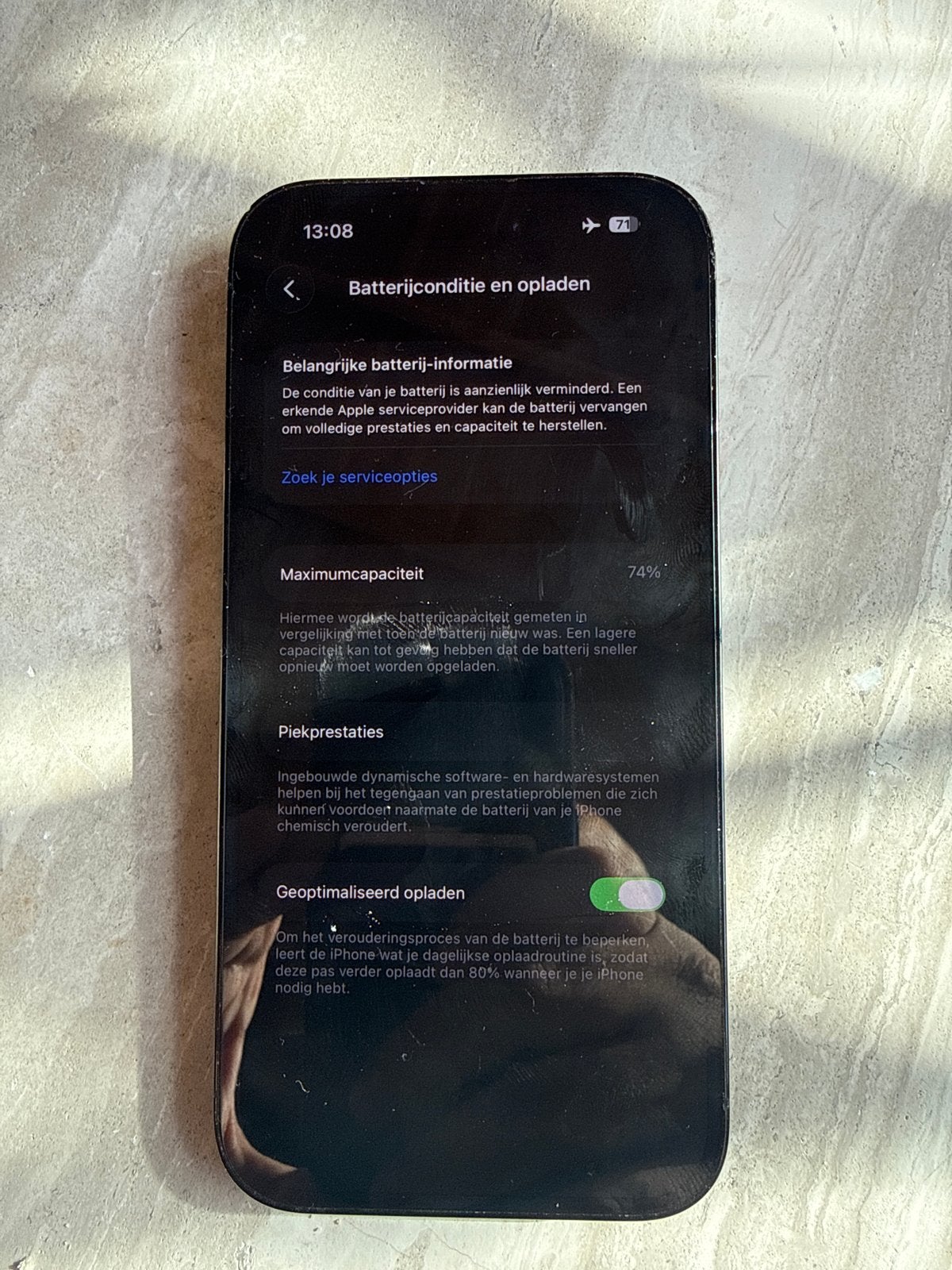 iPhone 14 Pro met gebruikssporen en 74% batterijconditie, Ophalen, Gebruikt, IPhone 14 Pro Max